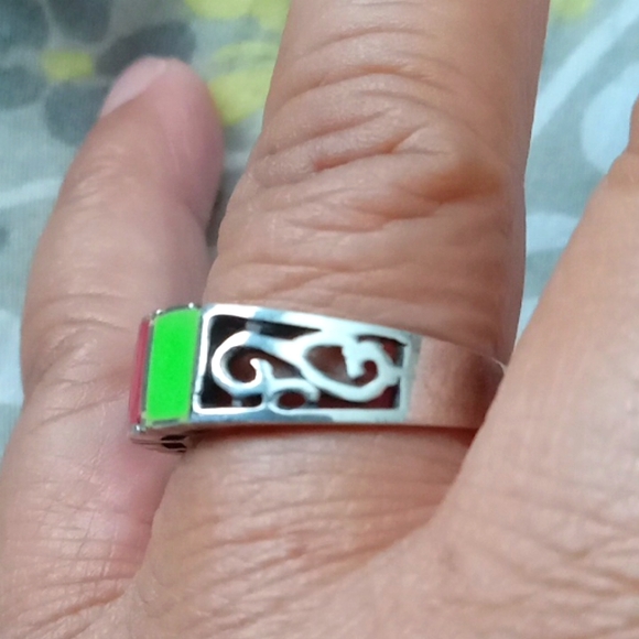 😊✨️STUNNING FOUR GEMSTONES RING ❤️ - Picture 4 of 7